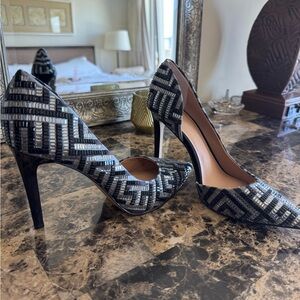 INC Geo Crystal Heels